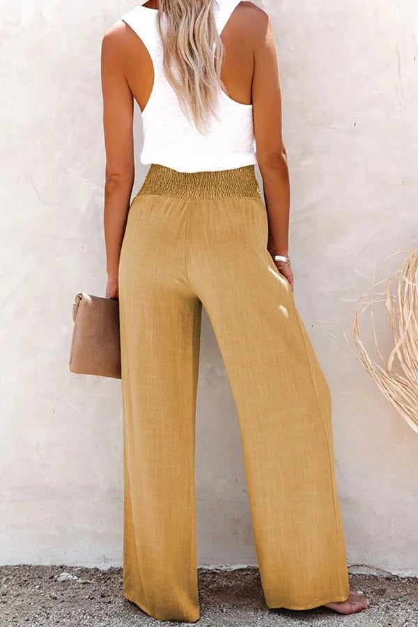 Harper | High-Waisted Trousers with Stretch Fabric and Tailored Fit