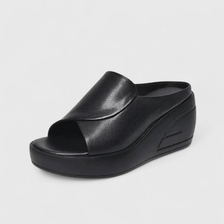 Women's Wedge Sandals with Adjustable Straps and Supportive Design
