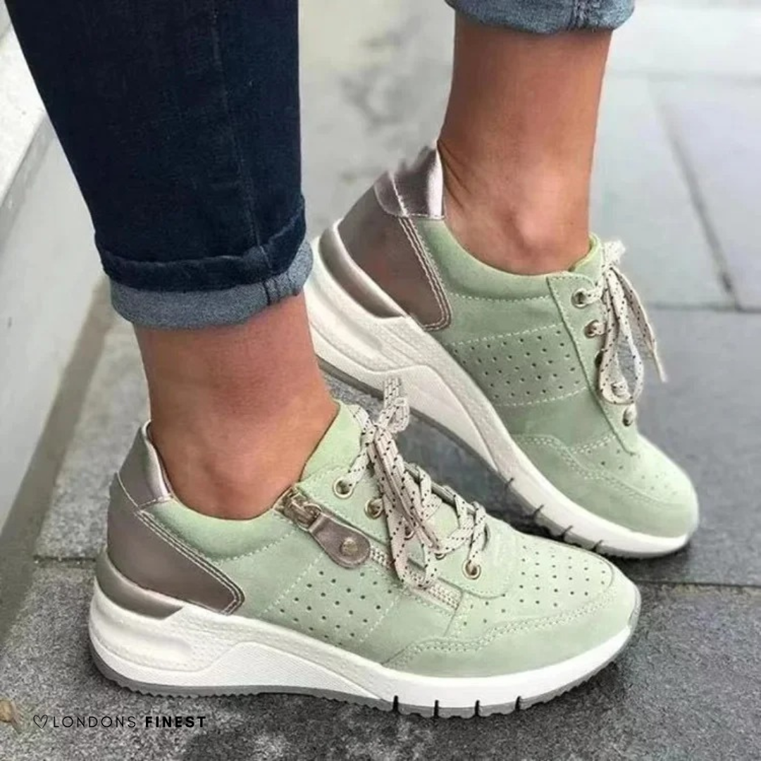 Women's Walking Shoes with Supportive Design and Breathable Upper