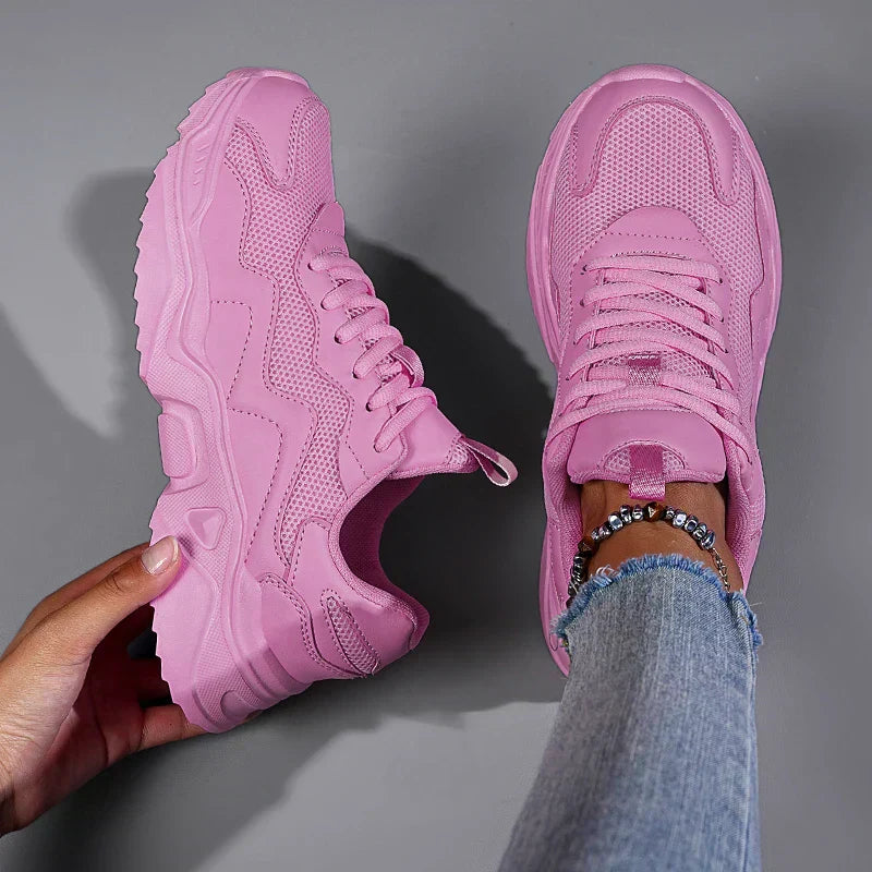 Women's Athletic Sneakers with Lightweight Design and Breathable Mesh