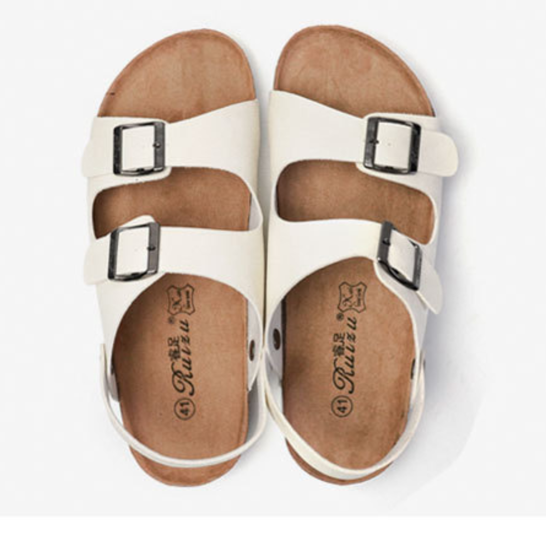 Women's Cushioned Sandals with Arch Support and Adjustable Straps