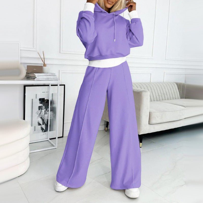 Delilah | Hoodie Set with Adjustable Drawstring and Soft Fabric