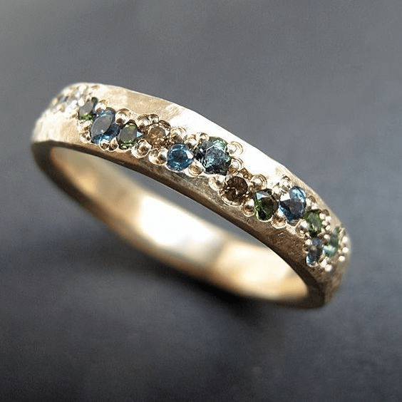 Women's Vintage Multicolour Ring with Unique Design and Timeless Appeal