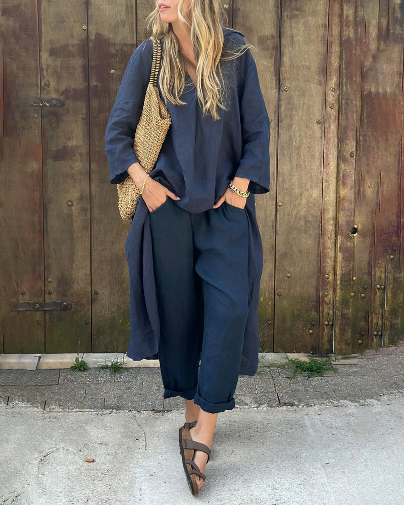 Brielle | Casual Summer Set with Lightweight Top and Matching Bottoms