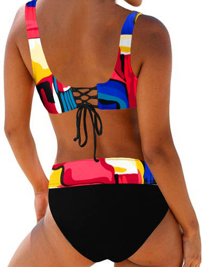 Women's Bikini Set with Adjustable Straps and Removable Pads