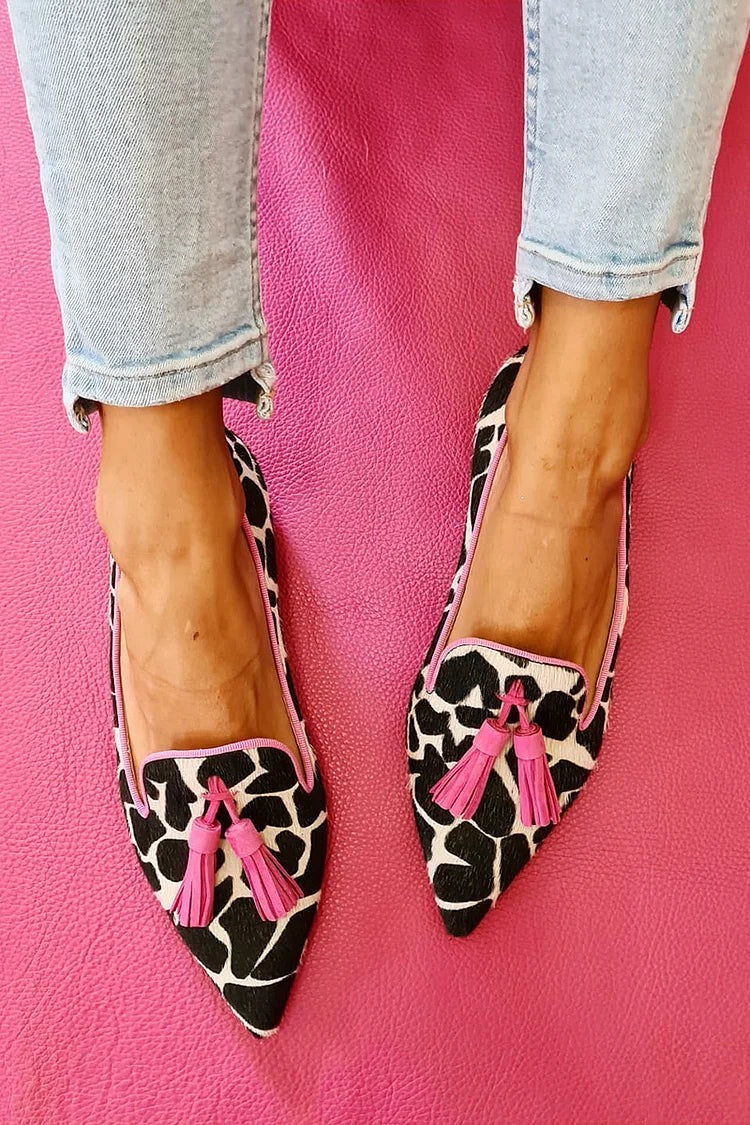 Women's Pointed Loafers with Slip-On Design and Classic Style