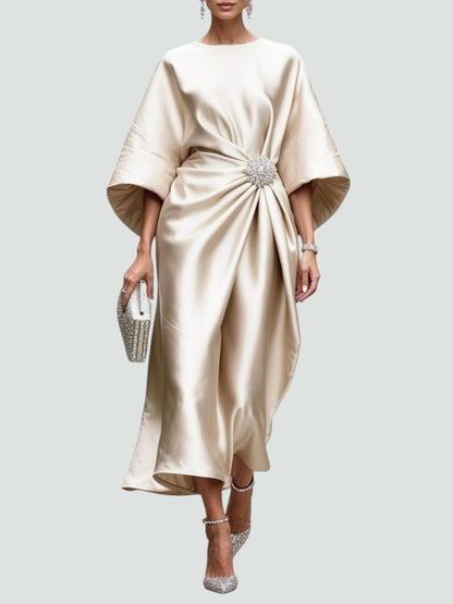 Women's Long Dress with Flowy Design and Adjustable Straps