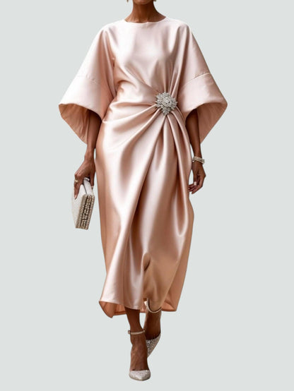 Women's Long Dress with Flowy Design and Adjustable Straps
