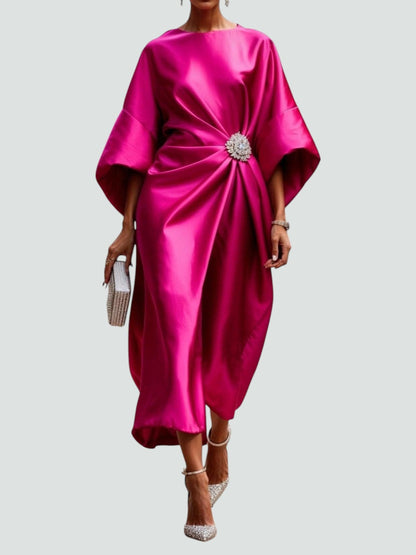 Women's Long Dress with Flowy Design and Adjustable Straps
