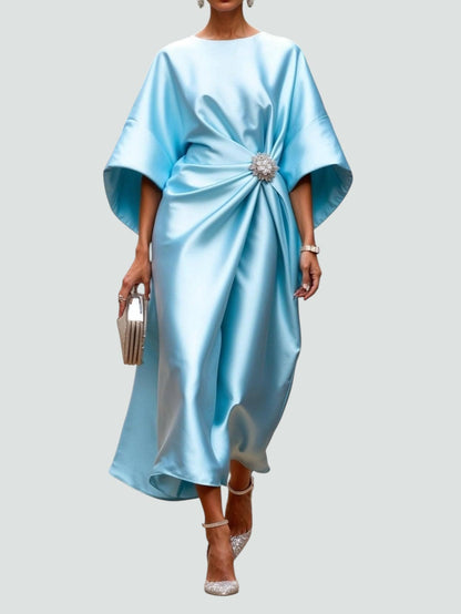 Women's Long Dress with Flowy Design and Adjustable Straps