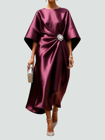 Women's Long Dress with Flowy Design and Adjustable Straps