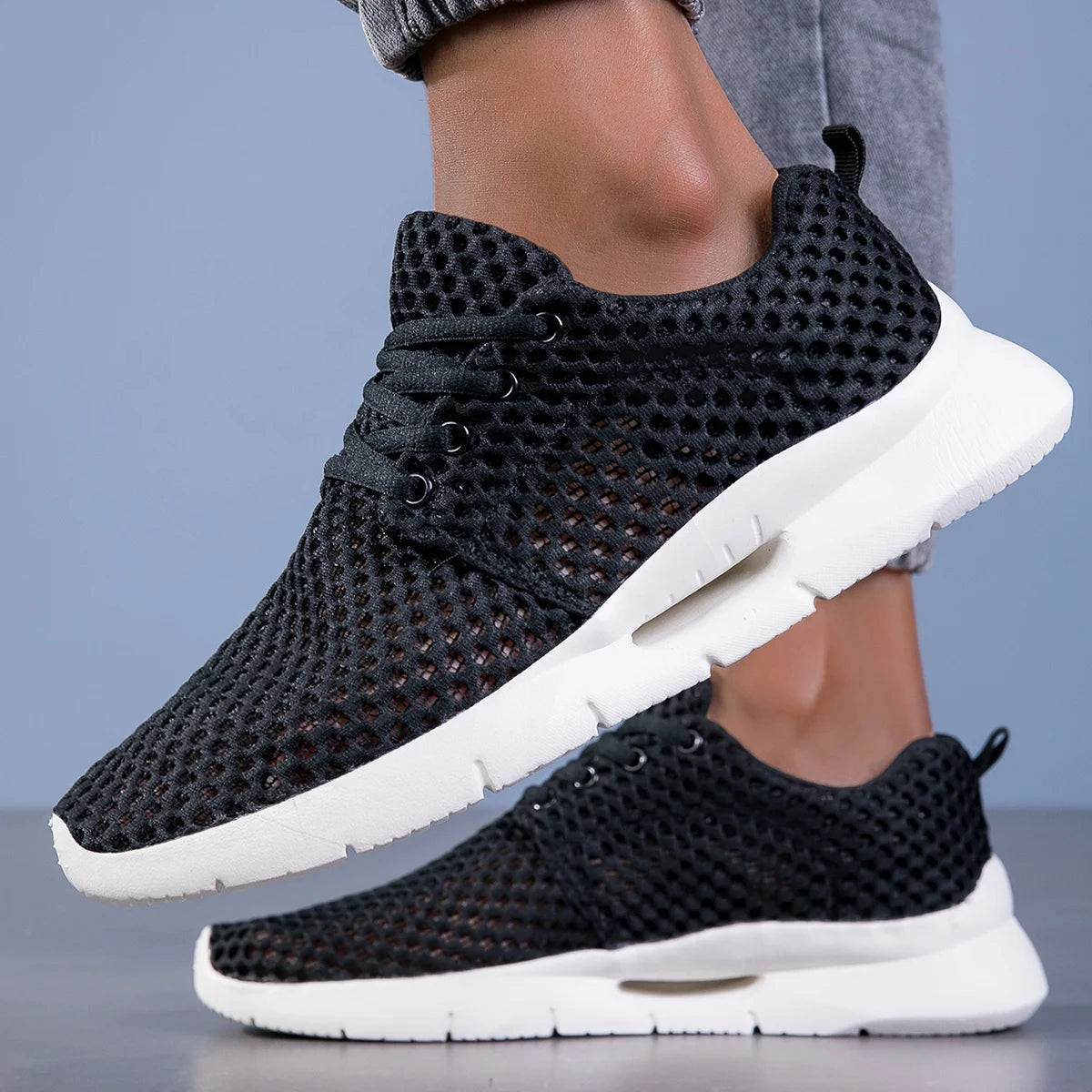 Women's Walking Sneakers with Arch Support and Breathable Design