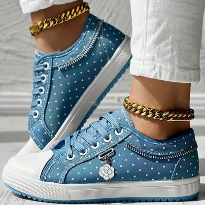 Women's Athletic Sneakers with Supportive Design and Breathable Mesh
