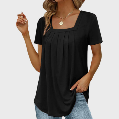 Women's Summer Blouse with Lightweight Fabric and Breathable Design