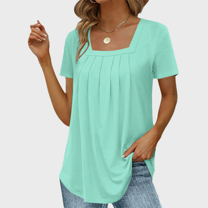 Women's Summer Blouse with Lightweight Fabric and Breathable Design