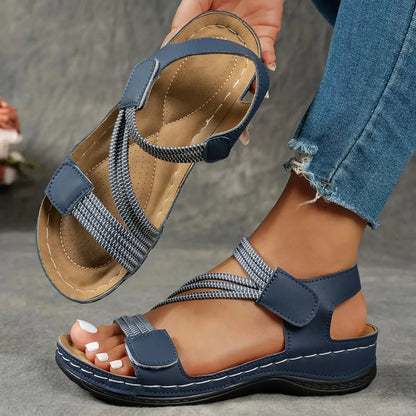 Women's Casual Sandals with Adjustable Straps and Cushioned Sole