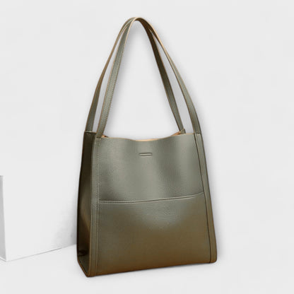 Women's Structured Handbag with Spacious Interior and Sturdy Design