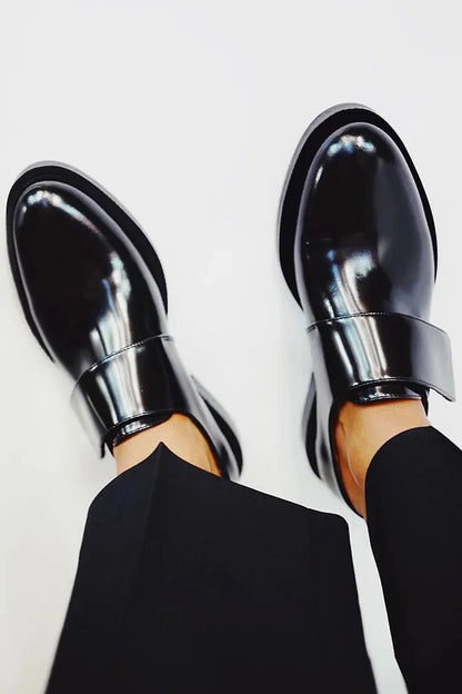 Women's Strap Loafers with Classic Design and Easy Slip-On