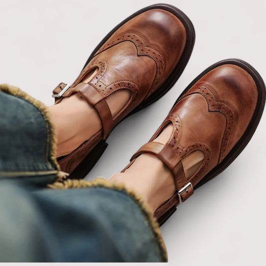 Women's Mary Jane Shoes with Classic Design and Secure Fit