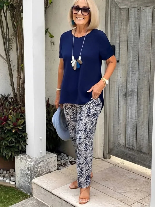 Haven | Lightweight Summer Set with Short Sleeve Top
