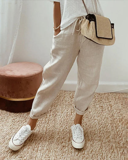 Rosalie | Waistband Trouser with Casual Fit and Versatile Style