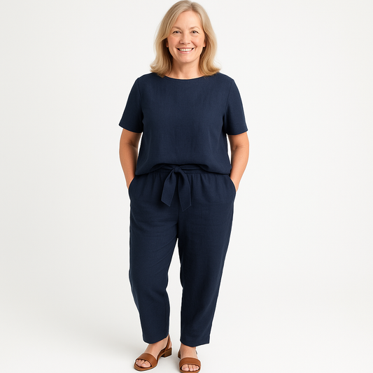 Everly | Summer 2-Piece Set with Lightweight Fabric and Relaxed Fit
