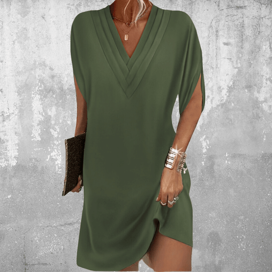 Women's Tummy Covering Dress with Flattering Design and Versatile Style