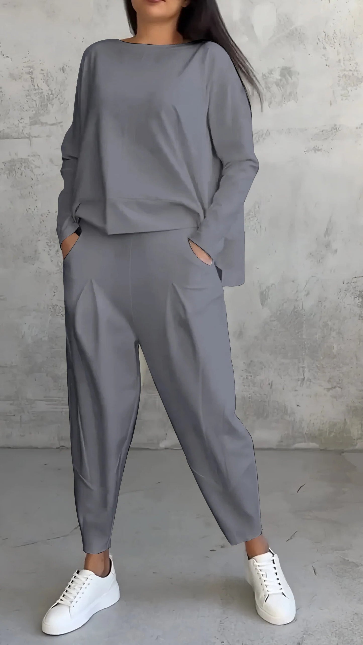 Rosalie | Lounge Set with Long Sleeve Top and Trousers