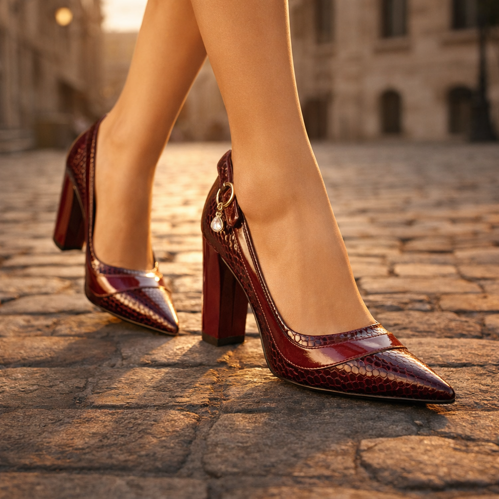 Kara Scale Heels