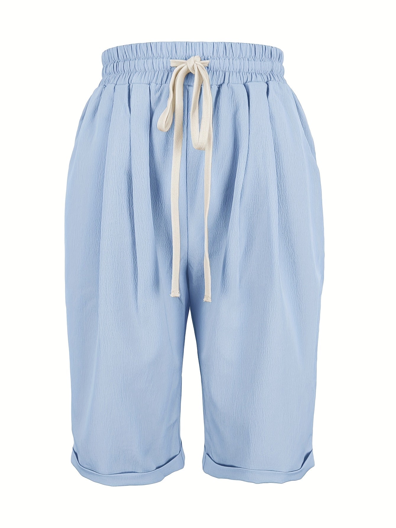 Avery | Capri Trousers with Relaxed Fit and Elastic Waist