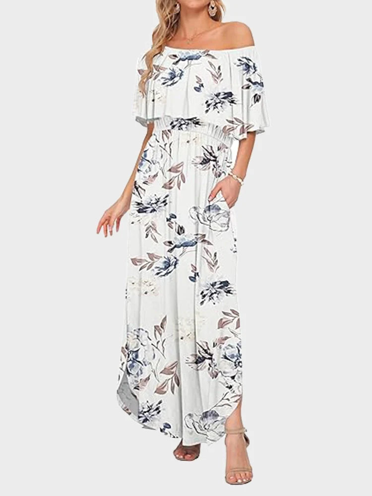 Women's Plus Size Off The Shoulder Dress