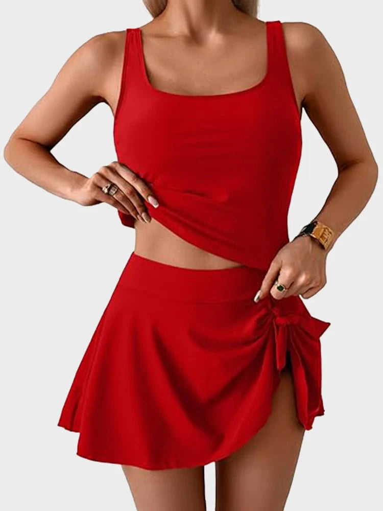 Two-Piece Swimdress Swimsuits for Women