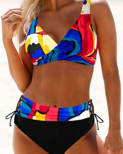 Women's Bikini Set with Adjustable Straps and Removable Pads