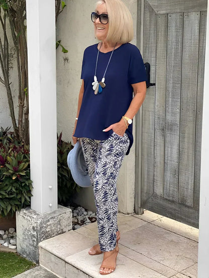 Haven | Lightweight Summer Set with Short Sleeve Top
