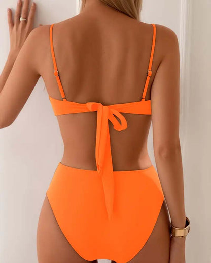 Women's Bikini Set with Adjustable Straps and Removable Padding