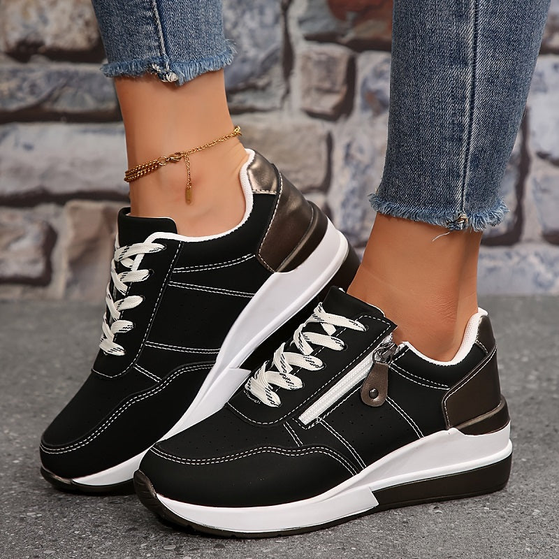 Women's Athletic Sneakers with Supportive Design and Breathable Mesh