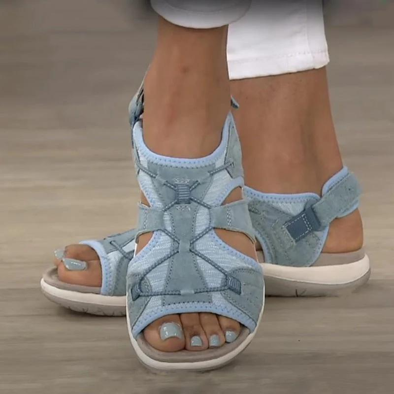 Women's Summer Sandals with Adjustable Straps and Breathable Design