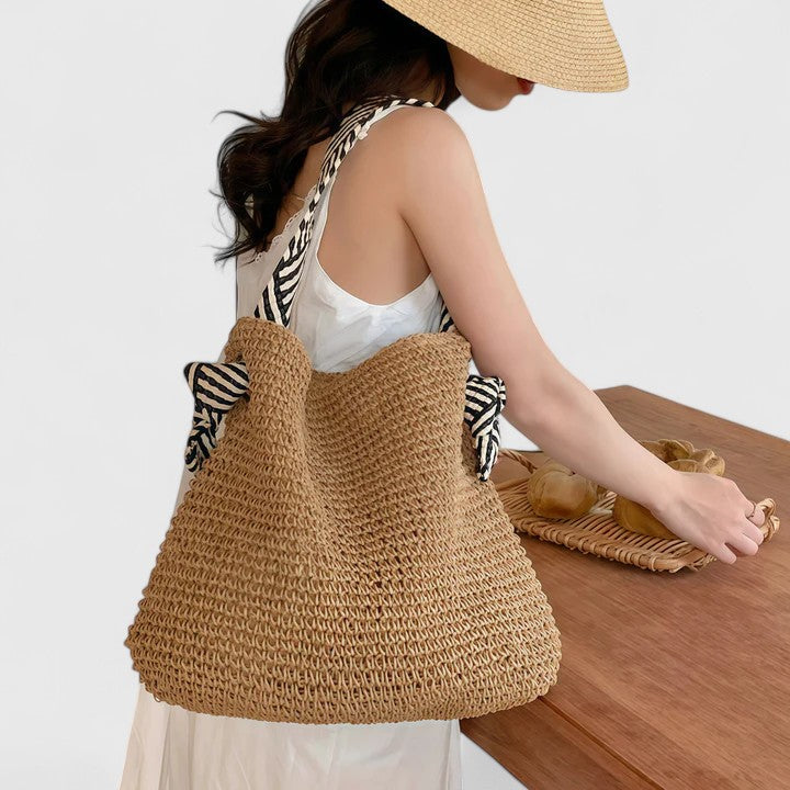 Women's Bohemian Shoulder Bag with Adjustable Strap and Spacious Interior