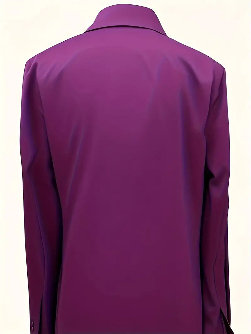 Women's V-Neck Blouse with Satin Finish and Elegant Design