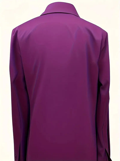Women's V-Neck Blouse with Satin Finish and Elegant Design