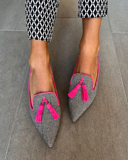 Women's Fringe Loafers with Stylish Design and Versatile Fit