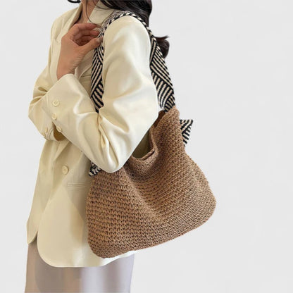 Women's Bohemian Shoulder Bag with Adjustable Strap and Spacious Interior
