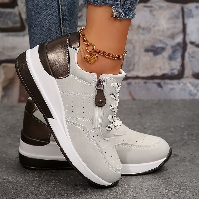 Women's Athletic Sneakers with Supportive Design and Breathable Mesh