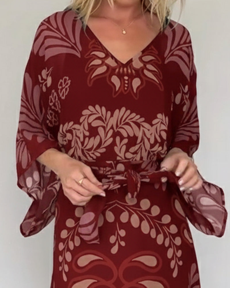 Liora | Breathable Cotton Blend Maxi Dress