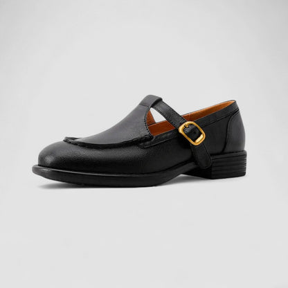 Women's Square-Toe Mary Jane Shoes with Adjustable Strap and Classic Design