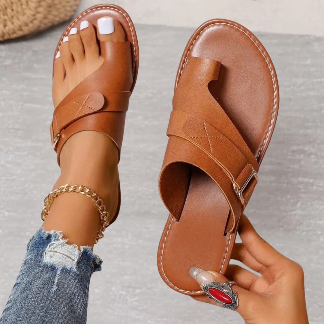 Women's Cushioned Sandals with Arch Support and Adjustable Straps