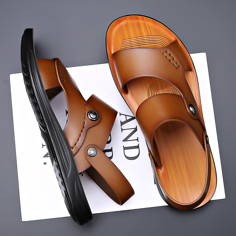 Women's Vegan Leather Sandals with Adjustable Straps and Cushioned Insole