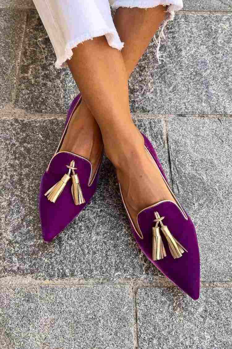 Women's Tassel Loafers with Slip-On Design and Versatile Style