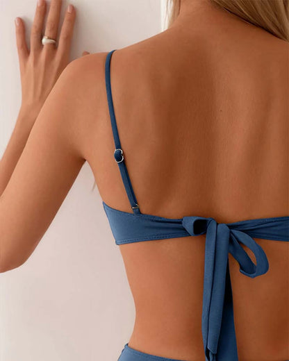 Women's Bikini Set with Adjustable Straps and Removable Padding