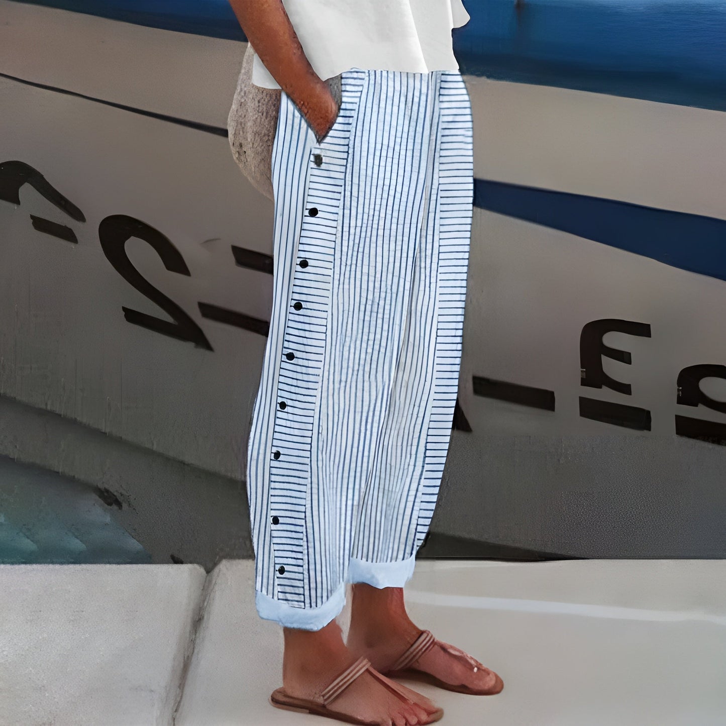 Hadley | Trousers with Side Pockets and Relaxed Fit